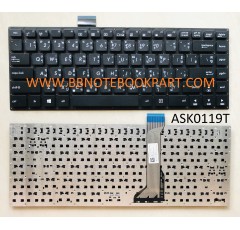 Asus Keyboard คีย์บอร์ด E402 E402N E402M E402MA E402SA E402S  R417 R417M R417S  X402N  ภาษาไทย อังกฤษ